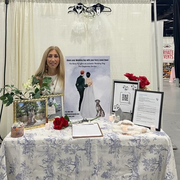 Pet Divas NJ wedding expo booth